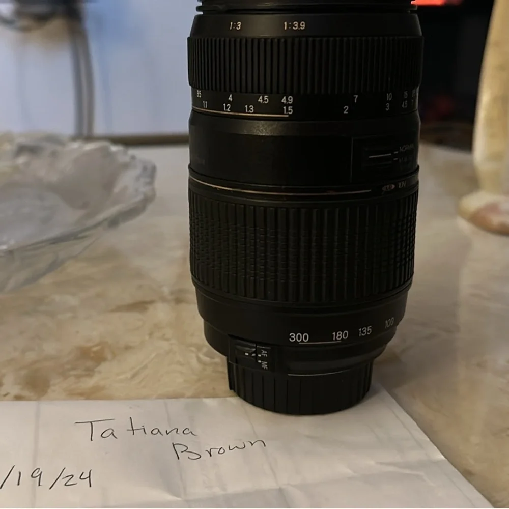 Nikon 50mm lens and Tamron 70-300mm lens